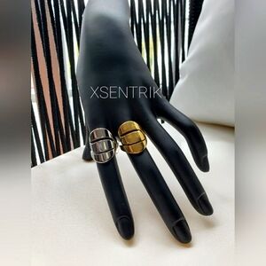 SS316 LYRIC~ABSTRACT RINGZ